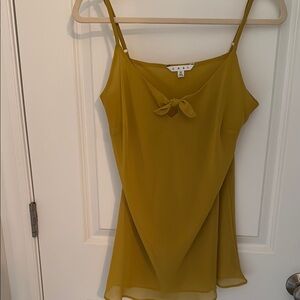 CAbi Yellow Camisole with Bow Detail